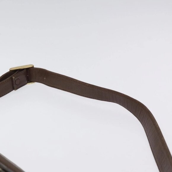 Burberrys Nova Check Shoulder Bag Canvas Beige Gold Auth sw723 - Picture 9 of 16